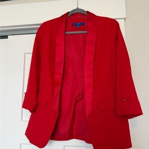 NWT Apt. 9 Red Women's Blazer with Pockets